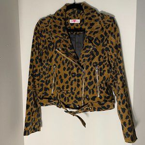 Cicely Leopard Corduroy Jacket